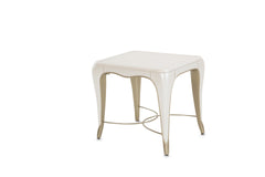 London Place Creamy Pearl Rectangular End Table - Ornate Home