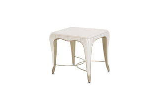 London Place Creamy Pearl Rectangular End Table - Ornate Home