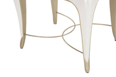 London Place Creamy Pearl Rectangular End Table - Ornate Home