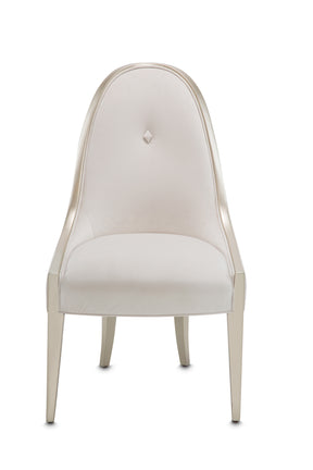London Place Creamy Pearl Side Chair - Ornate Home