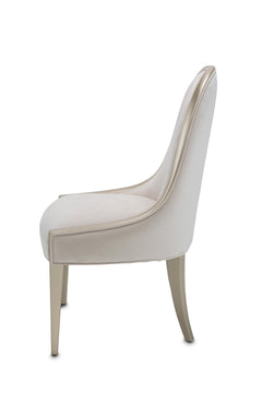 London Place Creamy Pearl Side Chair - Ornate Home