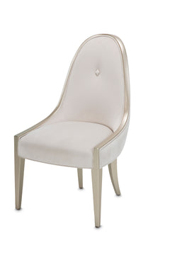 London Place Creamy Pearl Side Chair - Ornate Home