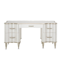 London Place Creamy Pearl Vanity Desk - Ornate Home
