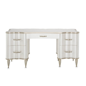 London Place Creamy Pearl Vanity Desk - Ornate Home