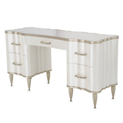 London Place Creamy Pearl Vanity Desk - Ornate Home