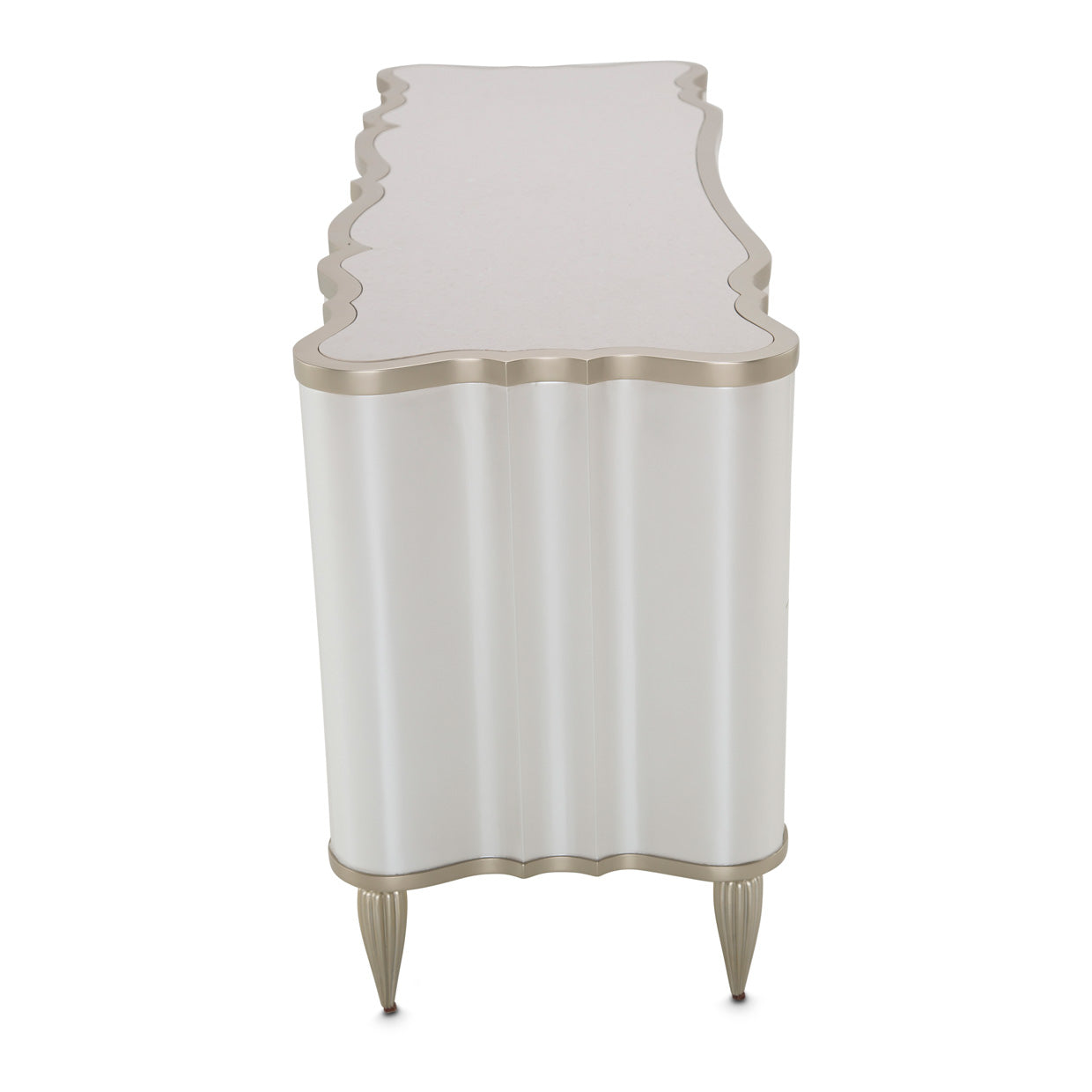 London Place Creamy Pearl Vanity Desk - Ornate Home