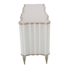 London Place Creamy Pearl Vanity Desk - Ornate Home