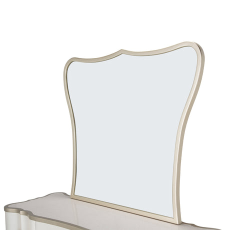 London Place Creamy Pearl Vanity Mirror - Ornate Home