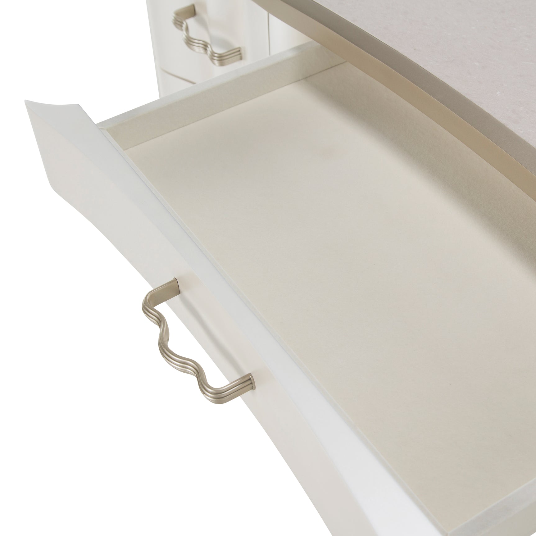 London Place Creamy Pearl Vanity with Mirror - Ornate Home