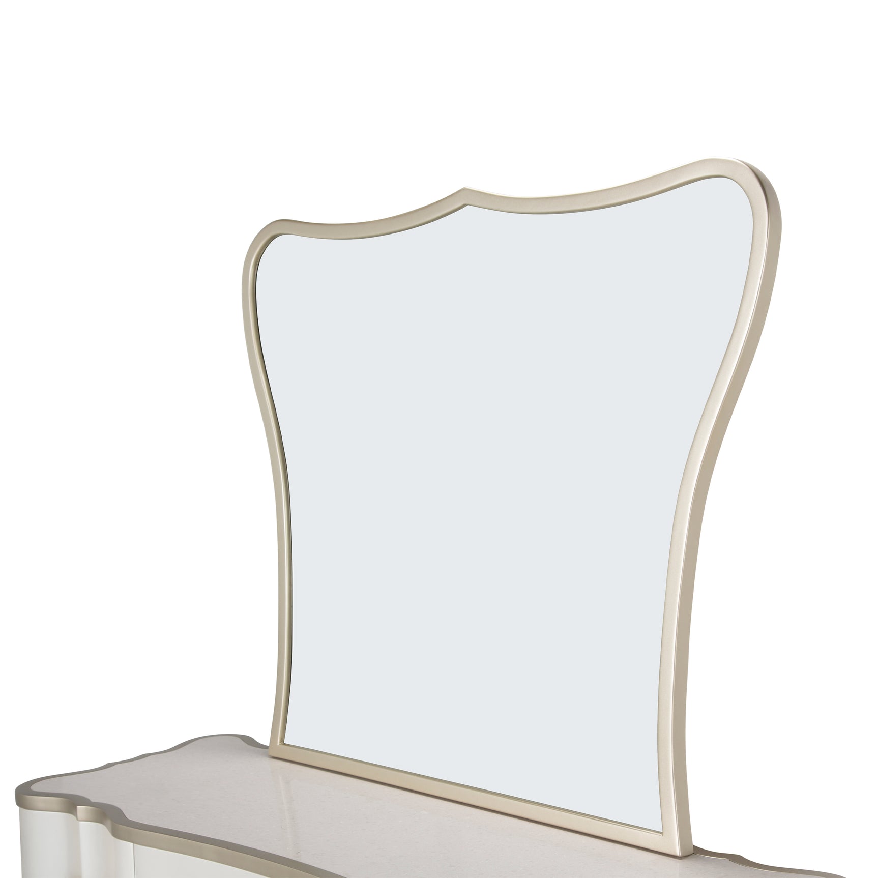 London Place Creamy Pearl Vanity with Mirror - Ornate Home