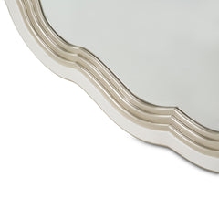London Place Creamy Pearl Wall Mirror - Ornate Home