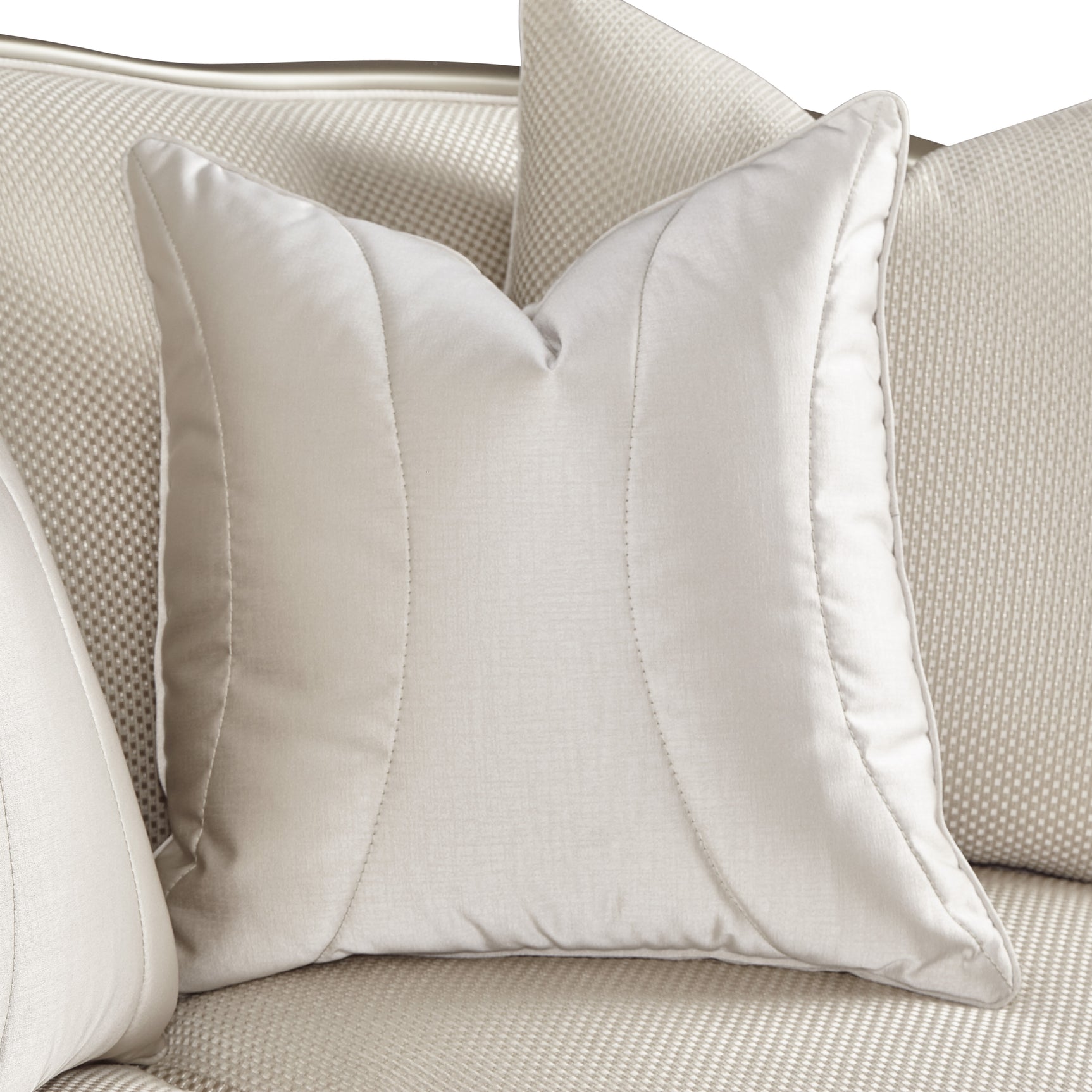 London Place Light Champagne/Champagne Loveseat - Ornate Home