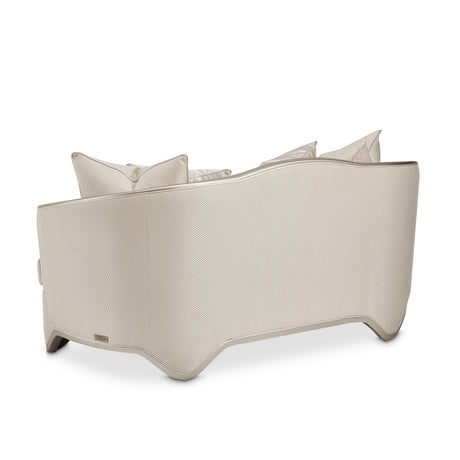 London Place Light Champagne/Champagne Loveseat - Ornate Home