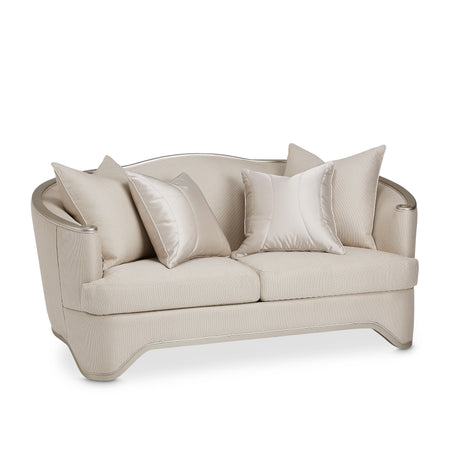 London Place Light Champagne/Champagne Loveseat - Ornate Home