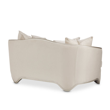 London Place Light Champagne/Champagne Loveseat - Ornate Home