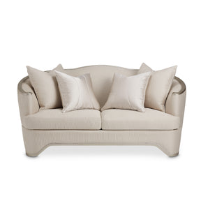 London Place Light Champagne/Champagne Loveseat - Ornate Home