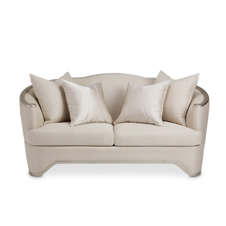 London Place Light Champagne/Champagne Loveseat - Ornate Home