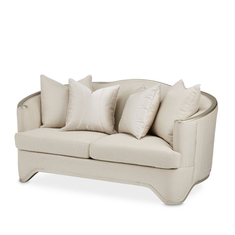 London Place Light Champagne/Champagne Loveseat - Ornate Home