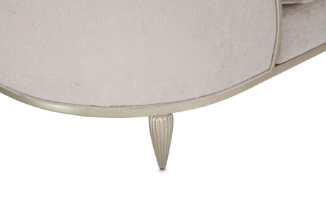 London Place Light Champagne/Parchment Chaise - Ornate Home