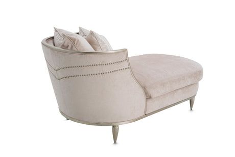 London Place Light Champagne/Parchment Chaise - Ornate Home