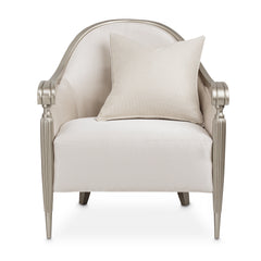 London Place Platinum/Porcelain Accent Chair - Ornate Home