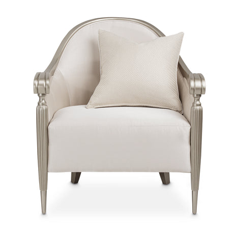 London Place Platinum/Porcelain Accent Chair - Ornate Home