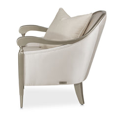 London Place Platinum/Porcelain Accent Chair - Ornate Home