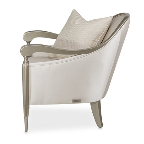 London Place Platinum/Porcelain Accent Chair - Ornate Home