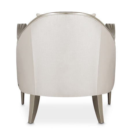 London Place Platinum/Porcelain Accent Chair - Ornate Home