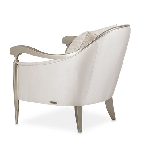 London Place Platinum/Porcelain Accent Chair - Ornate Home