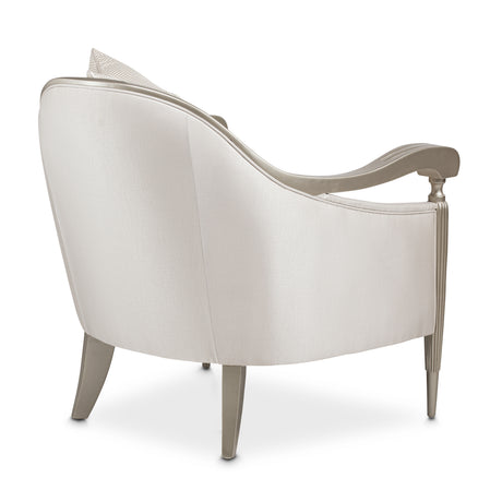 London Place Platinum/Porcelain Accent Chair - Ornate Home