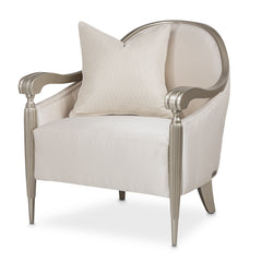 London Place Platinum/Porcelain Accent Chair - Ornate Home