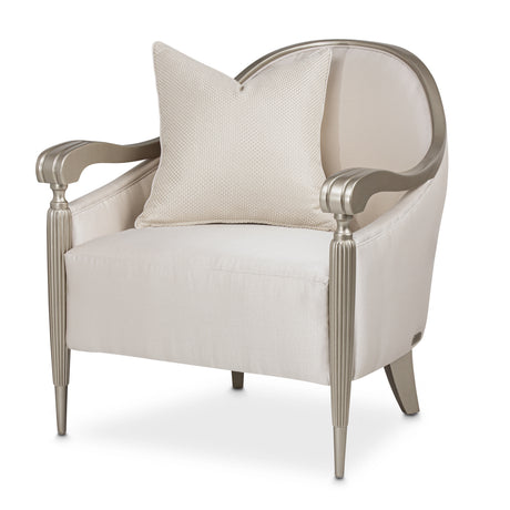 London Place Platinum/Porcelain Accent Chair - Ornate Home