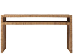 Long Key Natural Console Table - Ornate Home