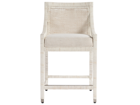 Longboa Nomad Snow/White Rattan t Counter Chair - Ornate Home