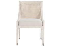 Longboat Nomad Snow/White Rattan Dining Chair - Ornate Home