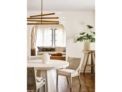 Longboat Nomad Snow/White Rattan Dining Chair - Ornate Home