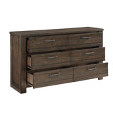 Longview Brown Dresser - Ornate Home
