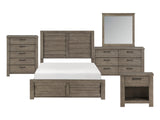 Longview Gray 5-Piece Queen Bedroom Set - Ornate Home