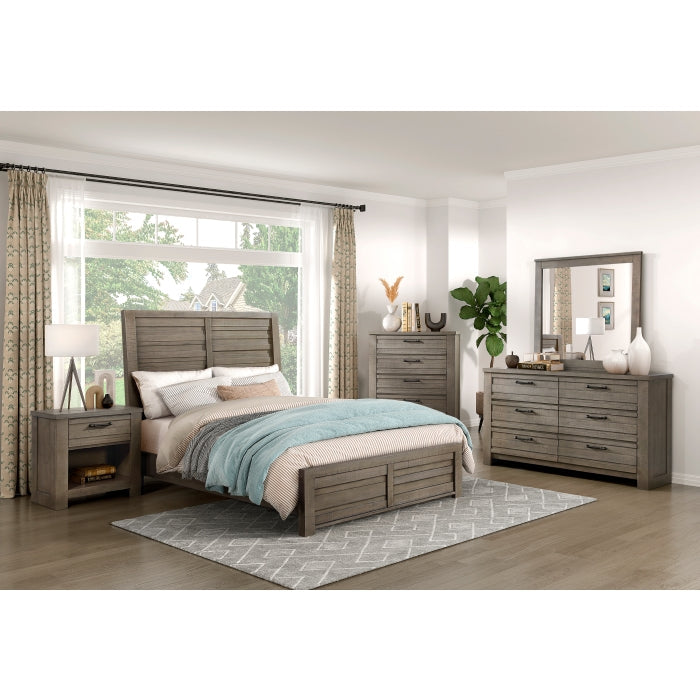 Longview Gray Mirror - Ornate Home