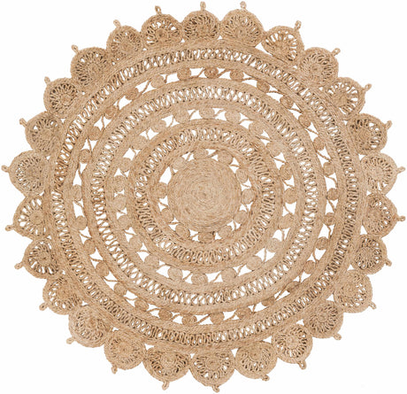 Longville Round Jute Rug - Clearance - Ornate Home