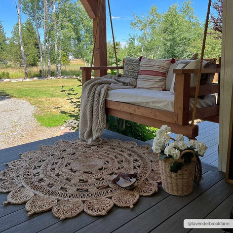 Longville Round Jute Rug - Clearance - Ornate Home