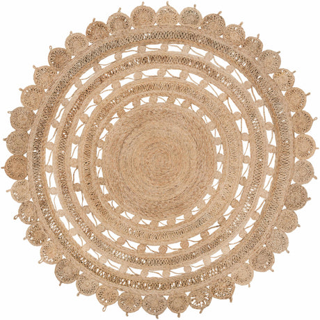 Longville Round Jute Rug - Clearance - Ornate Home