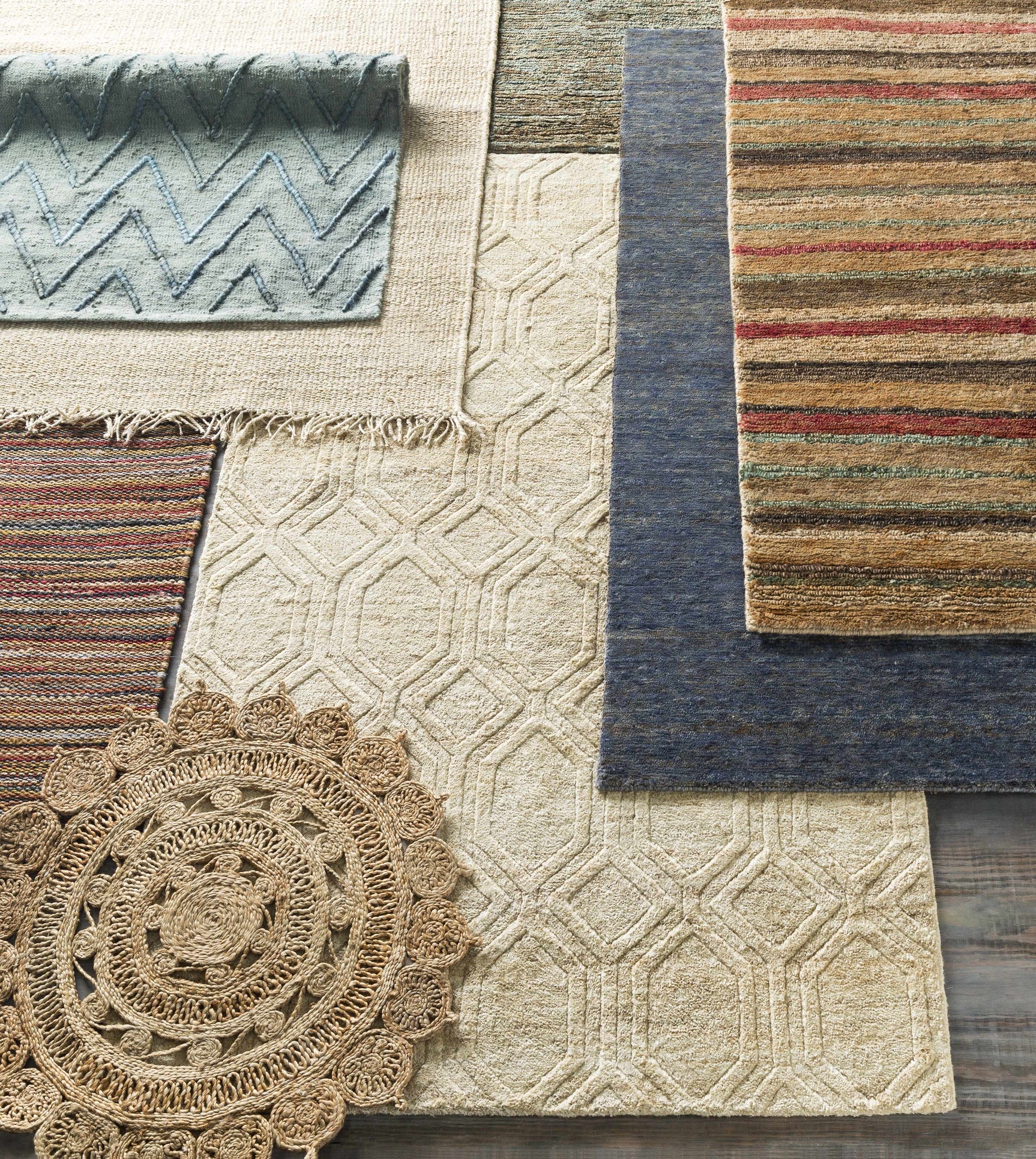 Longville Round Jute Rug - Clearance - Ornate Home