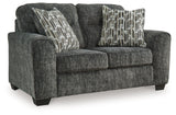 Lonoke Gunmetal 2 Loveseats & Chair (Online Special Price) - Ornate Home