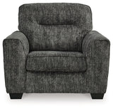 Lonoke Gunmetal 2 Loveseats & Chair (Online Special Price) - Ornate Home