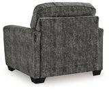 Lonoke Gunmetal 2 Loveseats & Chair (Online Special Price) - Ornate Home