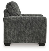 Lonoke Gunmetal 2 Loveseats & Chair (Online Special Price) - Ornate Home