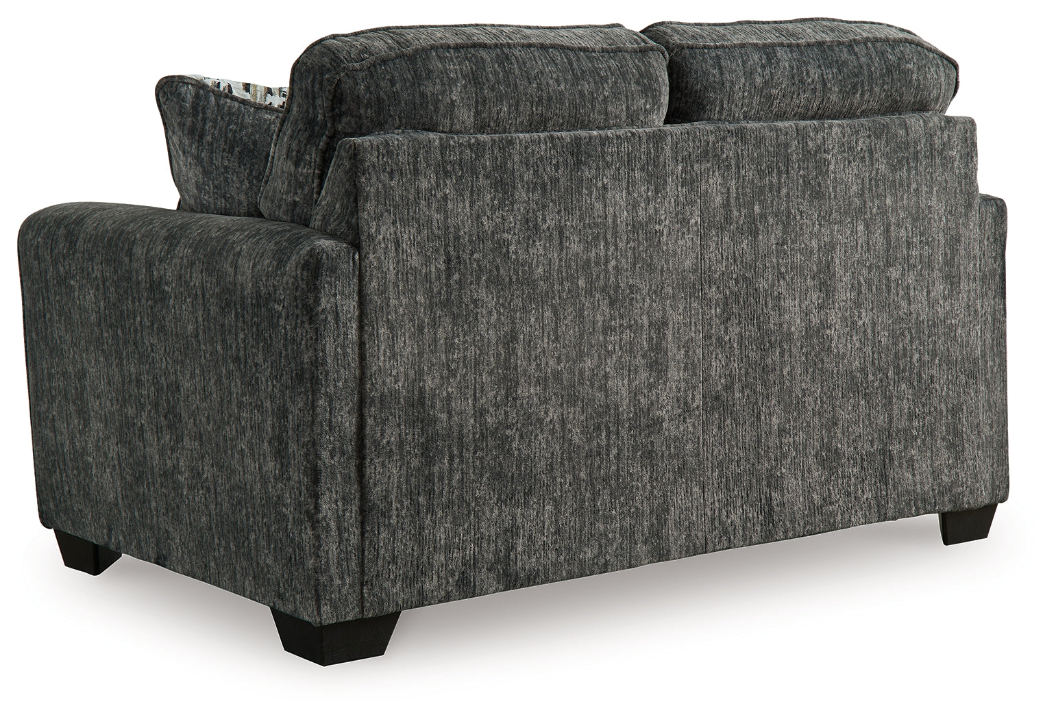 Lonoke Gunmetal 2 Loveseats & Chair - Ornate Home