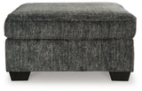 Lonoke Gunmetal 2-Piece Sectional & Ottoman (LAF Corner) - Ornate Home
